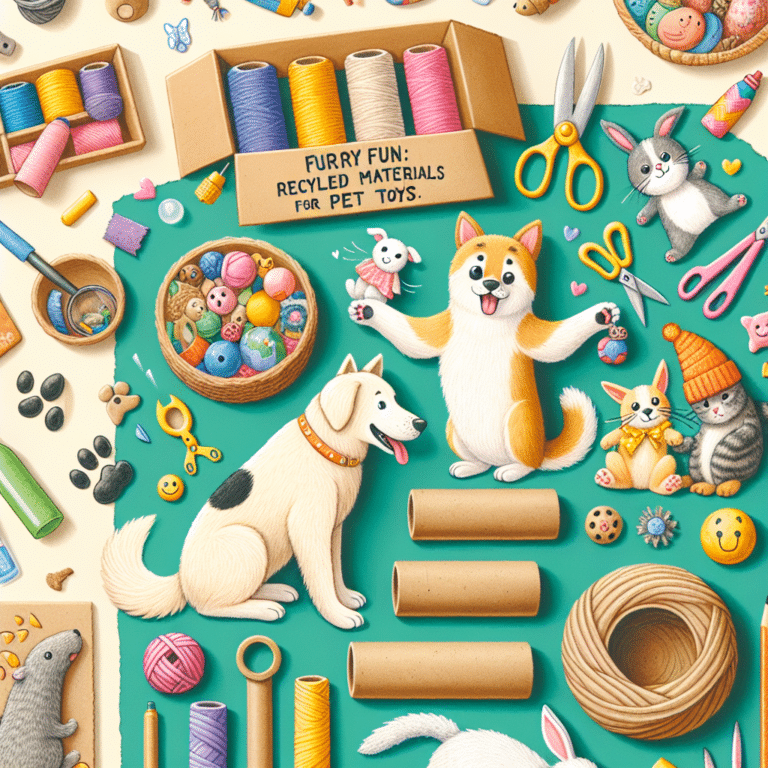 Furry Fun: Recycled Materials for Pet Toys