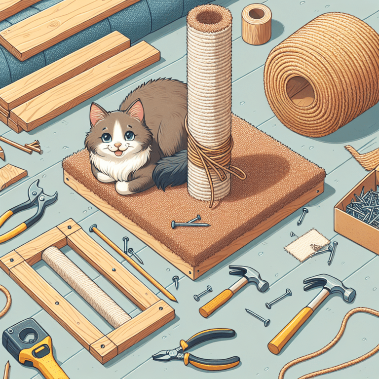 Crafting Your Own Cat Scratching Post