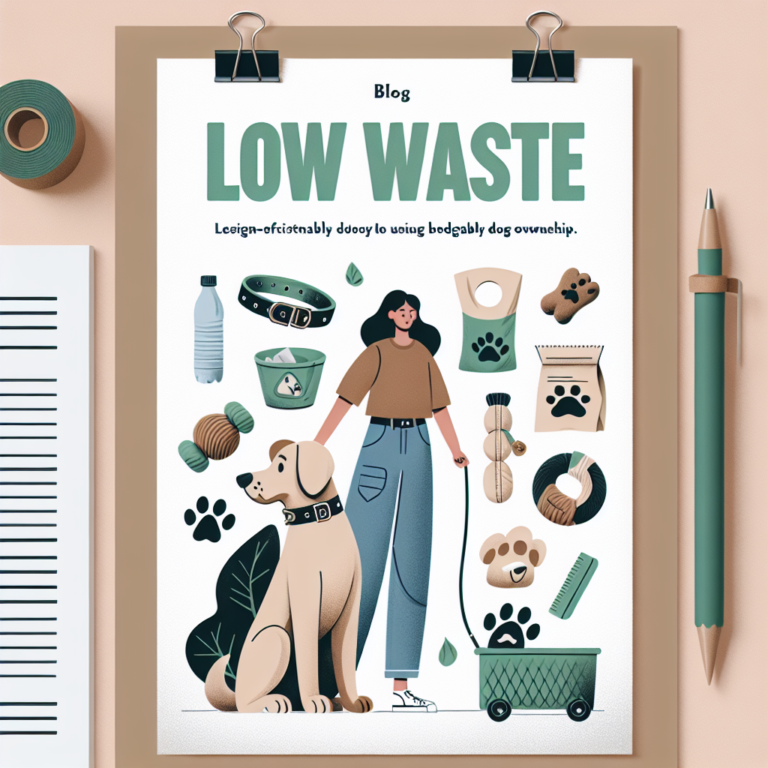 The Low-Waste Dog Ownership: A Comprehensive Guide